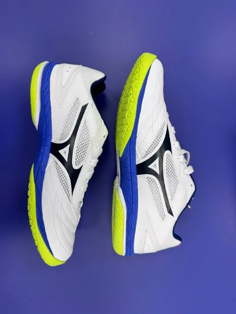 Mizuno Wave Drive 9 blue/acid green — фото 2