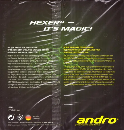 Andro Hexer Plus — фото 2