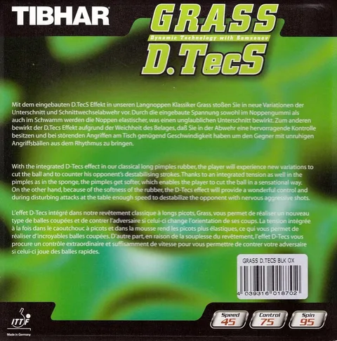 Tibhar Grass D.TecS — фото 3