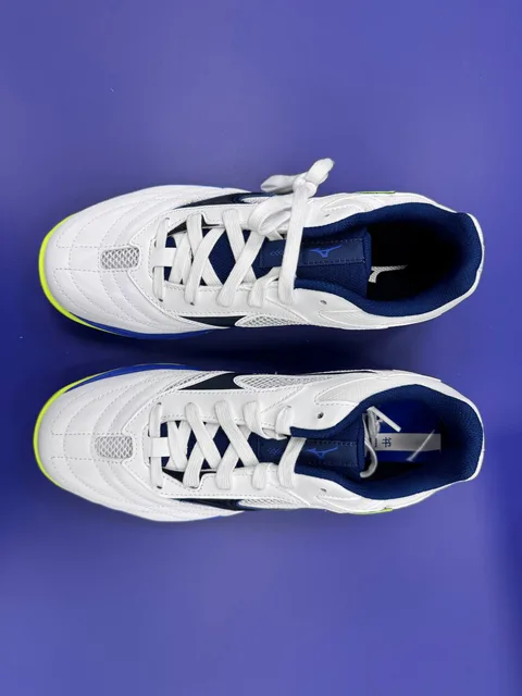 Mizuno Wave Drive 9 blue/acid green — фото 3